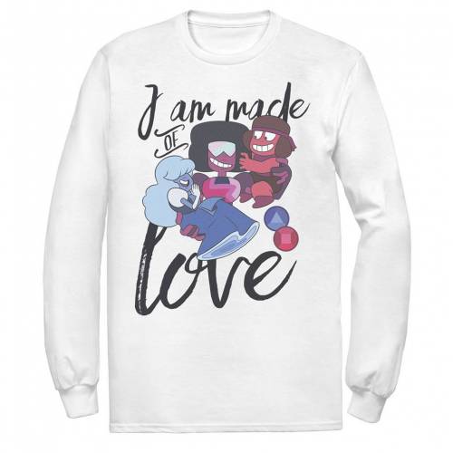 正規品 Licensed Character キャラクター ユニバース Tシャツ 白色 ホワイト Universe Licensed Character Cartoon Network Steven I Am Made Of Love Tee White メンズファッション トップス Tシャツ カットソー スニケス 手数料安い Staging Globalwatch