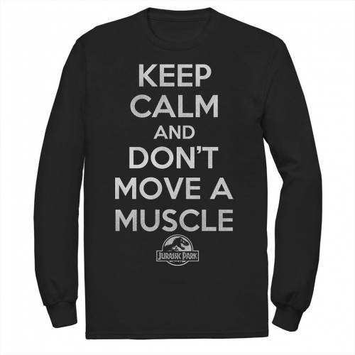 キャラクター パーク スリーブ Tシャツ & DON'T 長袖 【 LICENSED CHARACTER JURASSIC PARK KEEP CALM MOVE LONG SLEEVE TEE / 】 メンズファッション トップス カットソー|スニケス