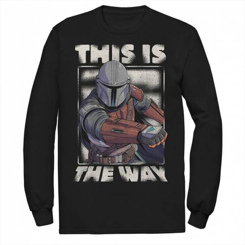 キャラクター Tシャツ スターウォーズ 【 LICENSED CHARACTER STAR WARS THE MANDALORIAN THIS IS WAY PORTRAIT TEE / 】 メンズファッション トップス カットソー|スニケス