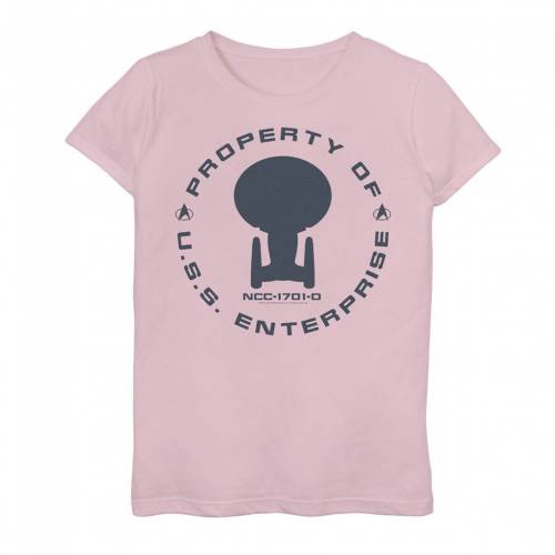 在庫限り 楽天市場 Licensed Character キャラクター グラフィック Tシャツ ピンク Pink Licensed Character Star Trek Next Generation Property Badge Graphic Tee キッズ ベビー マタニティ トップス Tシャツ スニケス 海外正規品 Lexusoman Com