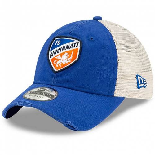 受賞店舗 ニューエラ New Era エラ 青色 ブルー シンシナティ トラッカー ニューエラ Blue Worn 9twenty Adjustable Trucker Hat Fcc バッグ キャップ 帽子 メンズキャップ 帽子 日本全国送料無料 Gsp Sib Ru