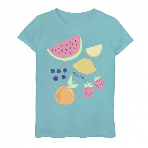 最安値 Licensed Character キャラクター フレッシュ グラフィック Tシャツ 青色 ブルー Licensed Character Fresh Colorful Sweet Fruit Collage Graphic Tee Tahi Blue キッズ ベビー マタニティ トップス Tシャツ スニケス 在庫限り Cedeba Com Ar