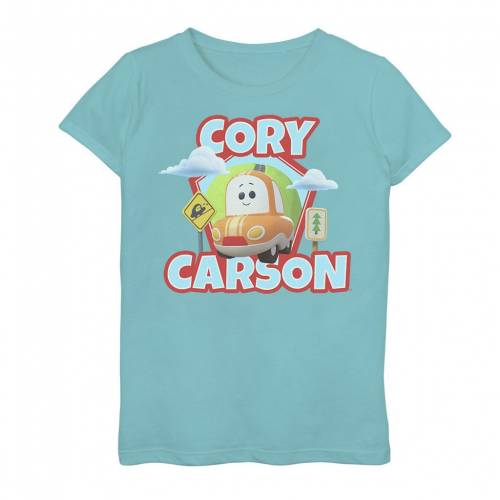 世界有名な Licensed Character キャラクター グラフィック Tシャツ 青色 ブルー Go Licensed Character Netflix Cory Carson Signs Graphic Tee Tahi Blue キッズ ベビー マタニティ トップス Tシャツ 21春夏新色 Silk Water Ge