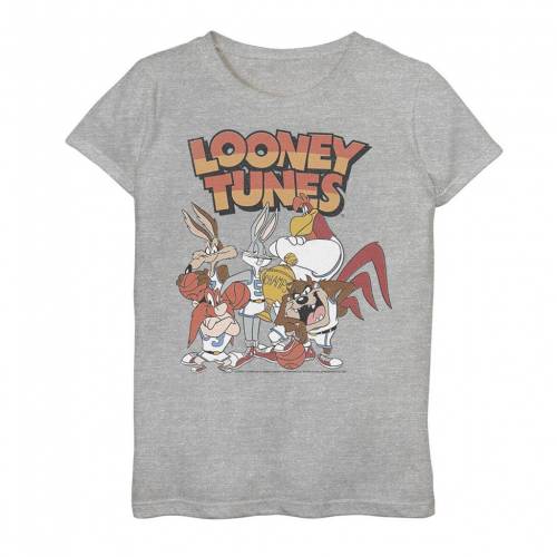 全ての 楽天市場 Licensed Character キャラクター バスケットボール グラフィック Tシャツ ヘザー Heather Licensed Character Looney Tunes Lineup Basketball Poster Graphic Tee キッズ ベビー マタニティ トップス Tシャツ スニケス 保証書付