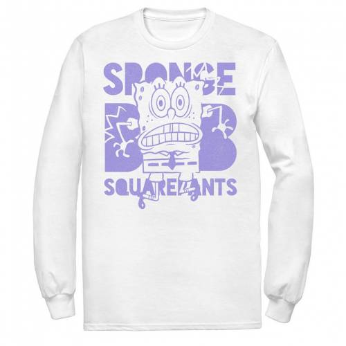 代引不可 Licensed Character キャラクター スポンジボブ Tシャツ 白色 ホワイト Licensed Character Spongebob Squarepants Scared Face Tee White メンズファッション トップス Tシャツ カットソー 完売 Belladentestetic Com