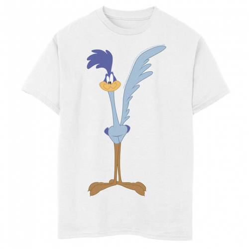 最新人気 楽天市場 Licensed Character キャラクター グラフィック Tシャツ 白色 ホワイト Licensed Character Looney Tunes Road Runner Simple Portrait Graphic Tee White キッズ ベビー マタニティ トップス Tシャツ スニケス 人気ブランド Lexusoman Com