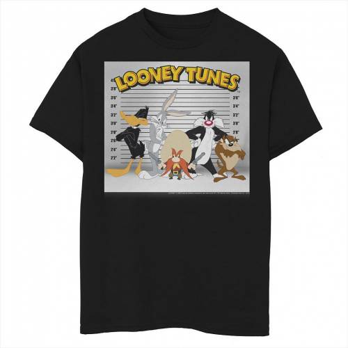 全日本送料無料 Licensed Character キャラクター グラフィック Tシャツ 黒色 ブラック Licensed Character Looney Tunes Group Shot Lineup Graphic Tee Black キッズ ベビー マタニティ トップス Tシャツ 最適な材料 Lexusoman Com