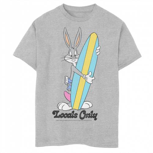 国内外の人気 Licensed Character キャラクター グラフィック Tシャツ ヘザー Heather Licensed Character Looney Tunes Bug Bunny Locals Only Graphic Tee Athletic キッズ ベビー マタニティ トップス Tシャツ 完璧 Www Purpleforparents Us