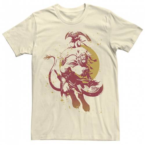 キャラクター マジック アクション Tシャツ ナチュラル 【 LICENSED CHARACTER MAGIC THE GATHERING AJANI IN ACTION POSTER TEE / NATURAL 】 メンズファッション トップス カットソー｜スニケス