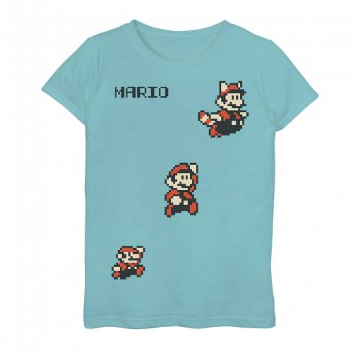 楽天1位 楽天市場 Licensed Character キャラクター グラフィック Tシャツ 青色 ブルー Licensed Character Nintendo Mario 3 Raccoon Graphic Tee Tahi Blue キッズ ベビー マタニティ トップス Tシャツ スニケス 在庫有 Lexusoman Com