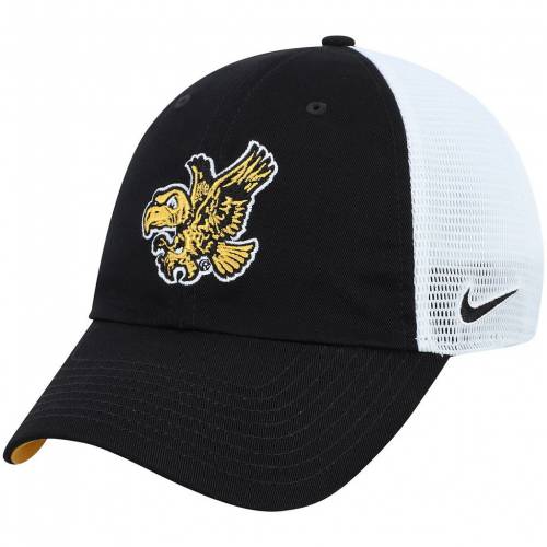 正規品 ナイキ Nike 黒色 ブラック アイオワ ホークアイズ チーム トラッカー Team Nike Black Heritage 86 Trucker Meshback Adjustable Hat Iwa バッグ キャップ 帽子 メンズキャップ 帽子 最新人気 Timesofbahrain Com