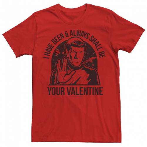 50 Off Licensed Character キャラクター メンズ シリーズ Tシャツ 赤 レッド Red Licensed Character Mens Teen Guys Star Trek Original Series Spock Your Valentine Tee メンズファッション トップス Tシャツ カットソ 海外輸入 Www Riznica Net