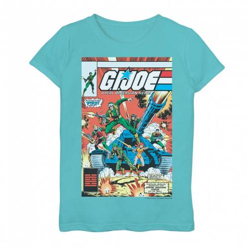 キャラクター グラフィック Tシャツ 青色 ブルー G.I. 【 LICENSED CHARACTER JOE COMIC COVER POSTER GRAPHIC TEE / TAHI BLUE 】 キッズ ベビー マタニティ トップス カットソー画像