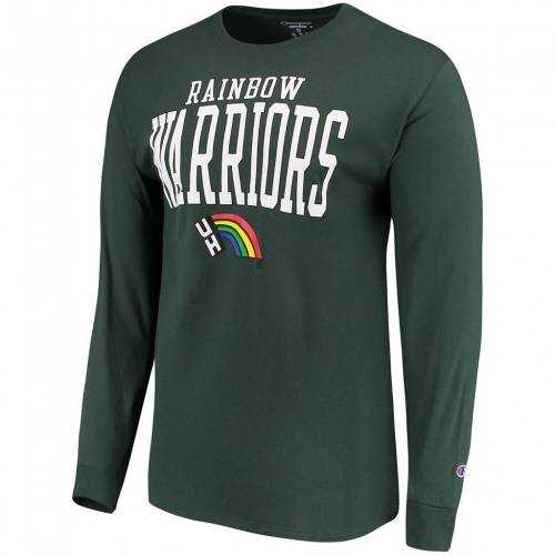 残りわずか 楽天市場 チャンピオン Champion チャンピオン 緑 グリーン ハワイ ウォリアーズ ロゴ スリーブ Tシャツ レインボーウォリアーズ 長袖 Green Sleeve Champion Stacked Logo Tshirt Hwi メンズファッション ト スニケス 新品本物 Consorziosicof It