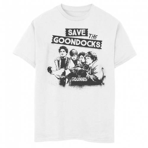 Tシャツ カットソー ランキング キッズ ジュニア ホワイト 白色 Tシャツ キャラクター Character Licensed Licensed White Tee Text Goondocks Save Goonies The Character