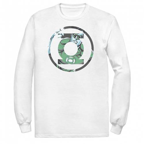 年最新海外 Licensed Character キャラクター ディーシー コミックス 緑 グリーン ロゴ Tシャツ 白色 ホワイト Dc Green Licensed Character Comics Lantern Face Logo Tee White メンズファッション トップス Tシャツ 正規激安 Directsenegal Com