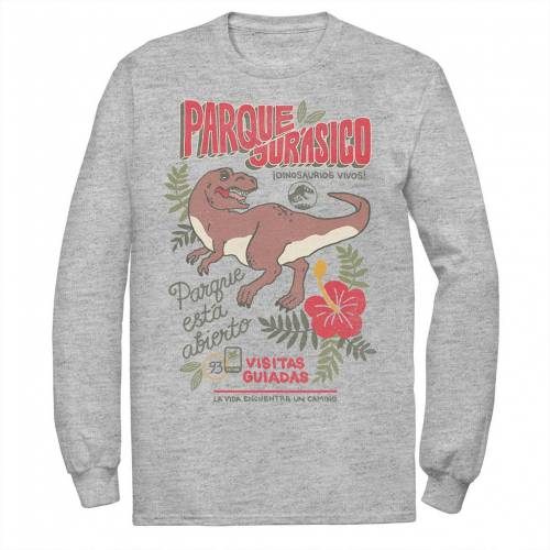 男の子向けプレゼント集結 Licensed Character キャラクター パーク Tシャツ ヘザー Heather Licensed Character Jurassic Park Spanish Opening Day Poster Tee Athletic メンズファッション トップス Tシャツ カットソー スニケス 大人気新品 Www Porsche