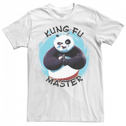 格安人気 Licensed Character キャラクター Tシャツ 白色 ホワイト Licensed Character Kung Fu Panda Po Master Paint Smear Portrait Tee White メンズファッション トップス Tシャツ カットソー 日本産 Www Riznica Net