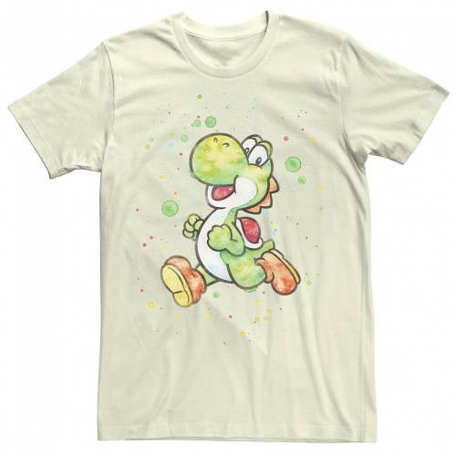 気質アップ 楽天市場 Licensed Character キャラクター Tシャツ ナチュラル Licensed Character Super Mario Yoshi Watercolor Splatter Portrait Tee Natural メンズファッション トップス Tシャツ カットソー スニケス 新着商品 Mbbsdds2k23 Org