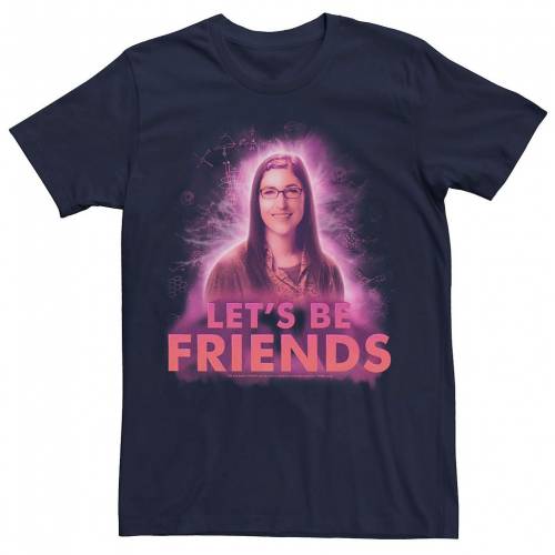 送料無料 楽天市場 Licensed Character キャラクター Tシャツ 紺色 ネイビー Let S Licensed Character The Big Bang Theory Amy Be Friends Tee Navy メンズファッション トップス Tシャツ カットソー スニケス 国産 Advance Com Ec