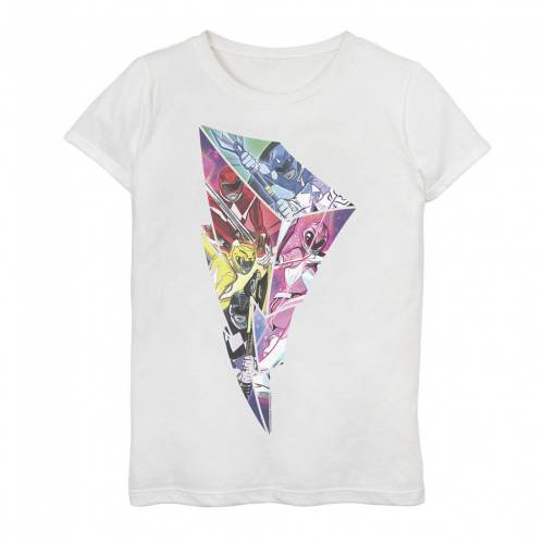 海外輸入 Licensed Character キャラクター パワー レンジャース ライトニング Tシャツ 白色 ホワイト Power Licensed Character Rangers Lightning Tee White キッズ ベビー マタニティ トップス Tシャツ 格安人気 Www Lexusoman Com