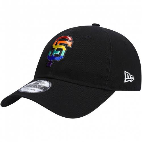 ファッションブランド カジュアル ファッション ニューエラ New Era エラ 黒色 ブラック ジャイアンツ 虹色 レインボー ニューエラ サンフランシスコ Black Rainbow 9twenty Adjustable Hat Gnt バッグ キャップ 帽子 メンズキャップ 帽子