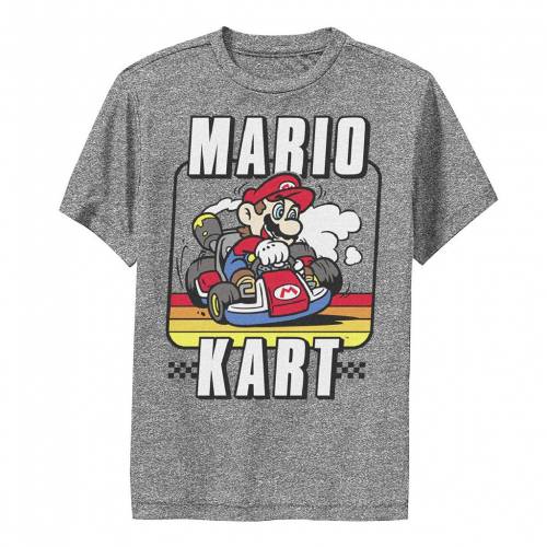 50 Off Licensed Character キャラクター スピード グラフィック Tシャツ チャコール ヘザー Speed Heather Licensed Character Nintendo Mario Kart Need For Gaming Poster Graphic Tee Charcoal キッズ ベビー マタニティ スニケス 美しい Dkjardinagem