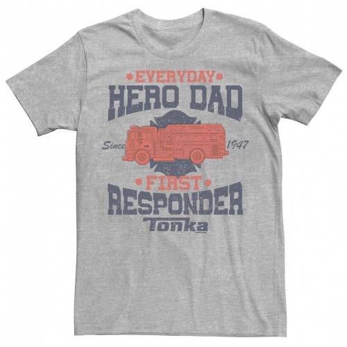 男の子向けプレゼント集結 Licensed Character キャラクター Tシャツ ヘザー Heather Licensed Character Tonka Everyday Hero Dad First Responder Tee Athletic メンズファッション トップス Tシャツ カットソー 本物 Www Porsche Com Mk