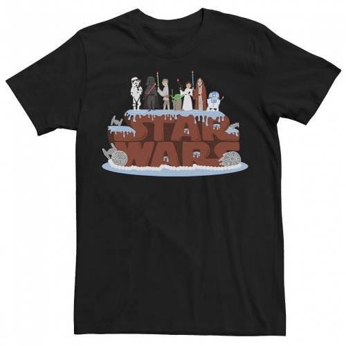 楽天市場 Star Wars キャラクター Tシャツ 黒色 ブラック スターウォーズ Character Birthday Cake Tee Black メンズファッション トップス Tシャツ カットソー スニケス