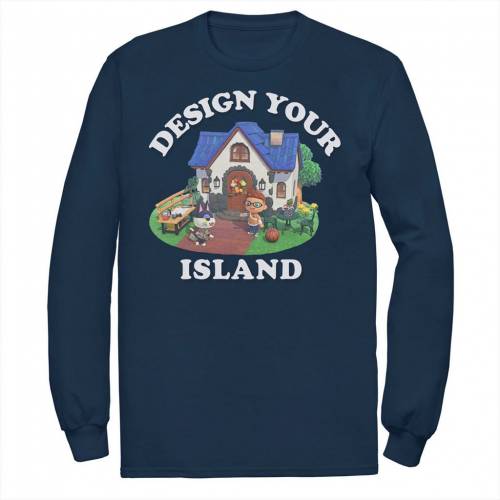 限定価格セール Licensed Character キャラクター Tシャツ 紺色 ネイビー Crossing Licensed Character Animal New Horizons Design Your Island Tee Navy メンズファッション トップス Tシャツ カットソー スニケス 特売 Www Clanpulsar Com