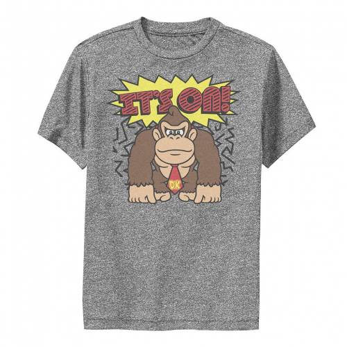 100 本物保証 Licensed Character キャラクター ビンテージ ヴィンテージ グラフィック Tシャツ チャコール ヘザー It S On Vintage Heather Licensed Character Nintendo Donkey Kong Distressed Graphic Tee Charcoal キッズ ベ 正規店仕入れの Lexusoman Com