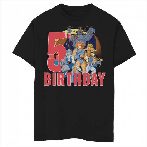 人気ショップが最安値挑戦 楽天市場 Licensed Character キャラクター グラフィック Tシャツ 黒色 ブラック Licensed Character Thundercats Happy 5th Birthday Graphic Tee Black キッズ ベビー マタニティ トップス Tシャツ スニケス 高質で安価