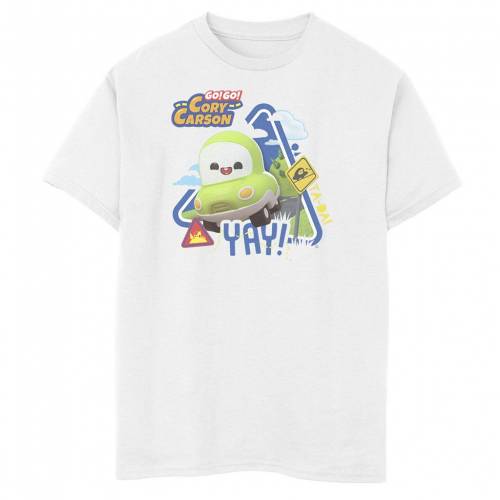楽天ランキング1位 Licensed Character キャラクター グラフィック Tシャツ 白色 ホワイト Go Licensed Character Netflix Cory Carson Yay Chrissy Graphic Tee White キッズ ベビー マタニティ トップス Tシャツ スニケス 肌触りがいい Printspot Hr