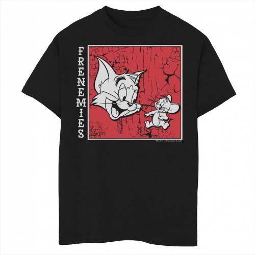 有名な高級ブランド Licensed Character キャラクター グラフィック Tシャツ 黒色 ブラック Licensed Character Tom Jerry Frenemies Graphic Tee Black キッズ ベビー マタニティ トップス Tシャツ 素敵な Panyileukan Bandung Go Id