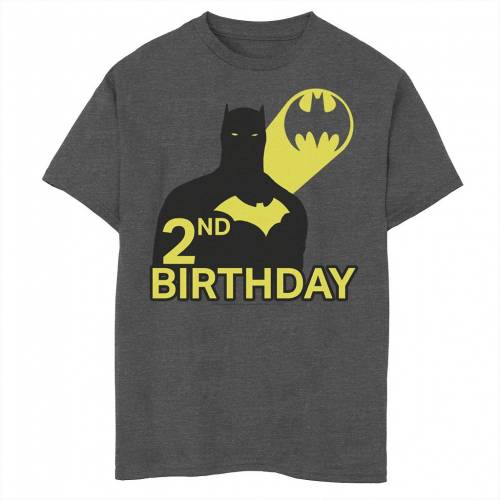 限定製作 楽天市場 Licensed Character キャラクター ディーシー コミックス Tシャツ チャコール ヘザー Dc Heather Licensed Character Comics Batman 2nd Birthday Tee Charcoal キッズ ベビー マタニティ トップス Tシャツ スニケス 注目の Lexusoman Com