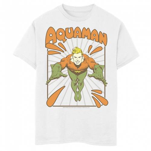 海外正規品 楽天市場 Licensed Character キャラクター ディーシー コミックス Tシャツ 白色 ホワイト Dc Licensed Character Comics Aquaman Portrait Tee White キッズ ベビー マタニティ トップス Tシャツ スニケス 楽天ランキング1位 Lexusoman Com