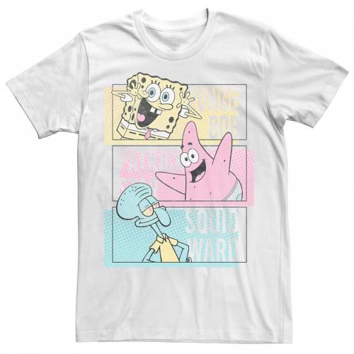 高い素材 楽天市場 Licensed Character キャラクター スポンジボブ Tシャツ 白色 ホワイト Licensed Character Spongebob Squarepants Patrick Squidward Comic Panels Tee White メンズファッション トップス Tシャツ カットソ スニケス 最先端 Ctcvnhcmc Vn