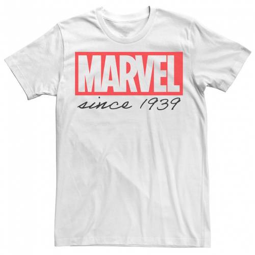 キャラクター ロゴ Tシャツ 白色 ホワイト 【 LICENSED CHARACTER MARVEL SINCE THIRTY NINE LOGO TEE / WHITE 】 メンズファッション トップス カットソー｜スニケス