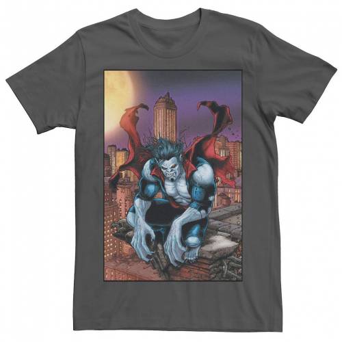 マーベル Tシャツ チャコール 【 MARVEL MORBIUS THE LIVING VAMPIRE PORTRAIT TEE / CHARCOAL 】 メンズファッション トップス カットソー｜スニケス
