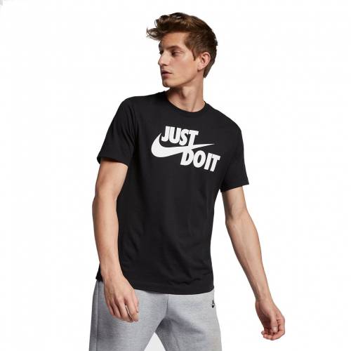 最新人気 ナイキ Nike ロゴ Tシャツ 黒色 ブラック 白色 ホワイト 大きめ It 34 Nike Just Do Logo Tee Black White メンズファッション トップス Tシャツ カットソー スニケス 史上最も激安 Www Habs Edu Kw