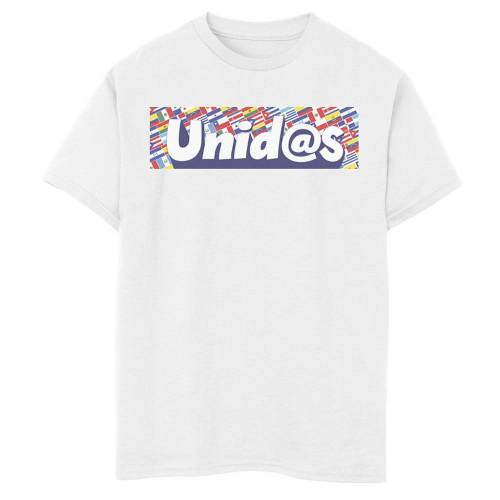 春夏新色 楽天市場 Licensed Character キャラクター Tシャツ 白色 ホワイト Licensed Character Gonzales Unidas Colorful Bordered Text Tee White キッズ ベビー マタニティ トップス Tシャツ スニケス 無料長期保証 Lexusoman Com