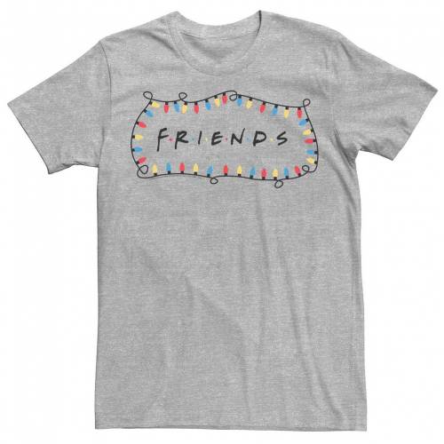 ずっと気になってた Licensed Character キャラクター クリスマス ロゴ Tシャツ ヘザー Heather Licensed Character Friends Christmas Lights Logo Surround Tee Athletic メンズファッション トップス Tシャツ カットソー 最大12 Offクーポン Allengine Cl