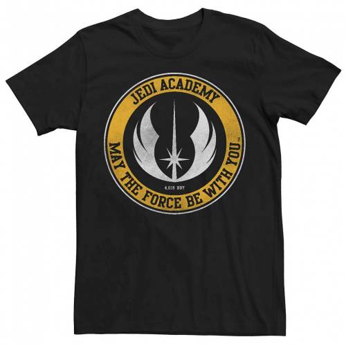 キャラクター アカデミー Tシャツ 黒色 ブラック スターウォーズ 【 LICENSED CHARACTER STAR WARS JEDI ACADEMY TEE / BLACK 】 メンズファッション トップス カットソー｜スニケス