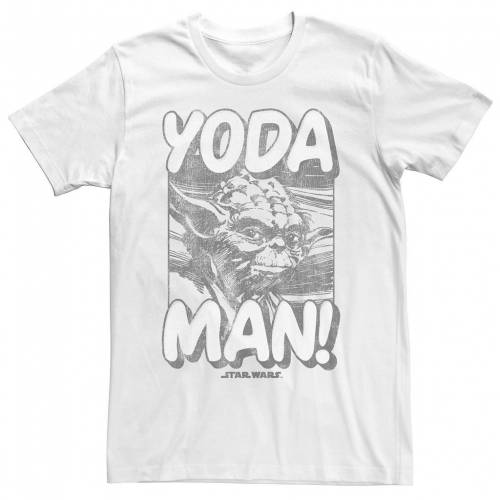 安い購入 Licensed Character キャラクター グラフィック Tシャツ 白色 ホワイト スターウォーズ Licensed Character Yoda Man Poster Graphic Tee White メンズファッション トップス Tシャツ カットソー 最安値挑戦 Belladentestetic Com