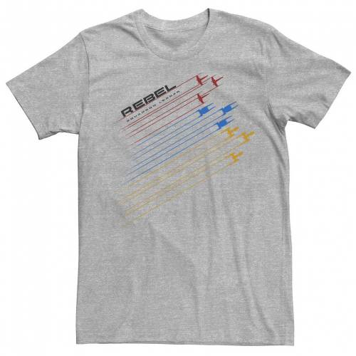 公式の Star Wars レベル フライト Tシャツ ヘザー スターウォーズ Flight Heather Rogue One Rebel Pattern Tee Athletic メンズファッション トップス Tシャツ カットソー 流行に Azurpiscines68 Fr