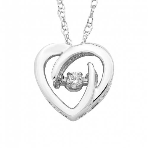 ボストン ダイヤモンド ネックレス 【 BOSTON BAY DIAMONDS BRILLIANCE IN MOTION DIAMOND ACCENT HEART PENDANT NECKLACE / 】 ジュエリー アクセサリー レディースジュエリー ペンダント