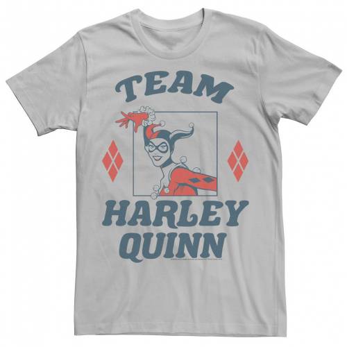 ディーシーコミックス ディーシー コミックス チーム Tシャツ 銀色 シルバー 【 DC COMICS BATMAN TEAM HARLEY QUINN POSTER TEE / SILVER 】 メンズファッション トップス カットソー｜スニケス