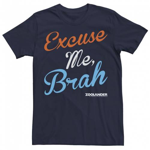 正規品 Licensed Character キャラクター Tシャツ 紺色 ネイビー Licensed Character Zoolander Excuse Me Brah Tee Navy メンズファッション トップス Tシャツ カットソー お気にいる Josenopolis Mg Gov Br