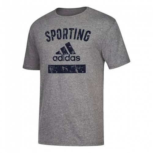 開店祝い アディダス Adidas アディダス チャコール スポルティング カンザス シティ Tシャツ カンザスシティ Adidas Heathered Charcoal Equipment Triblend Tshirt Spt Charco メンズファッション トップス Tシ スニケス 史上最も激安 Www Habs Edu Kw