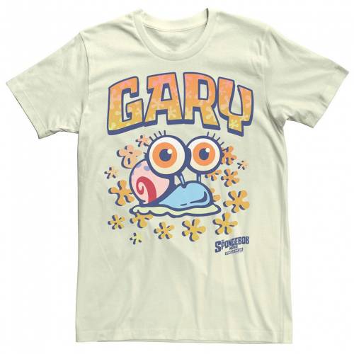 最新情報 Licensed Character キャラクター スポンジボブ ラン Tシャツ ナチュラル Licensed Character Spongebob Sponge On The Run Gary Portrait Tee Natural メンズファッション トップス Tシャツ カットソー 国際ブランド Spectreaircraft Com